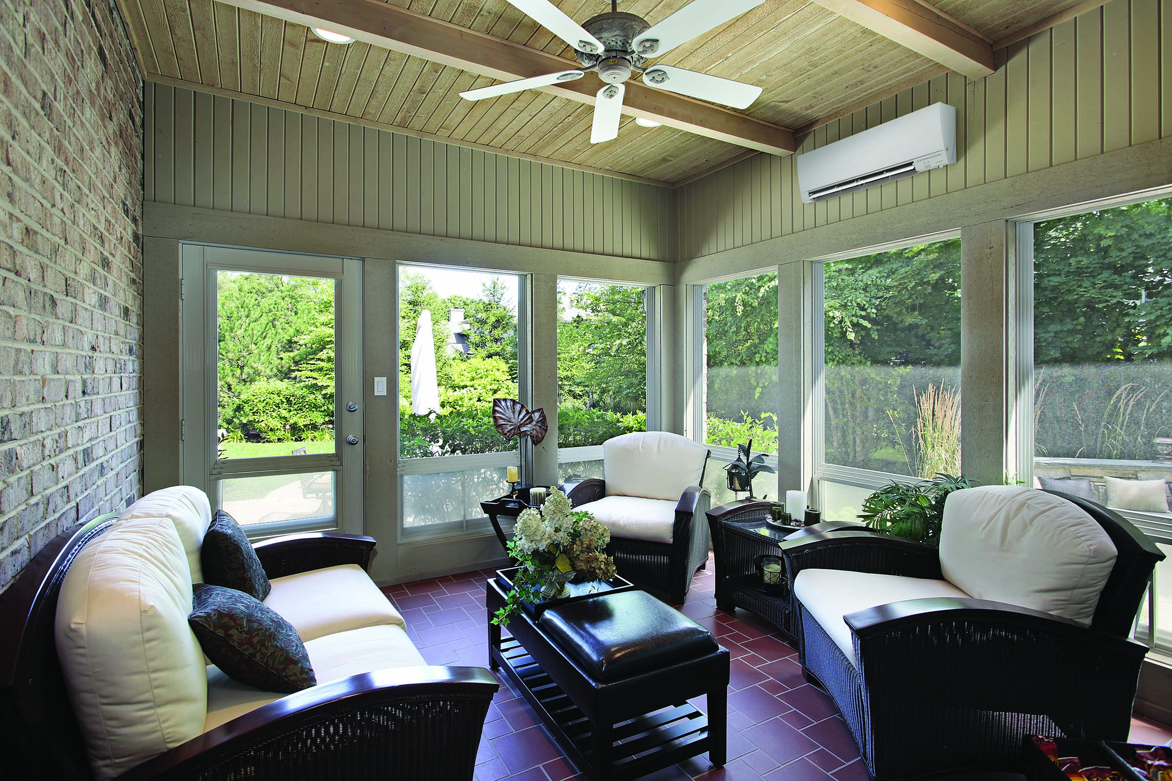 EcoHeat Maine residential heat pump installation — Maine home